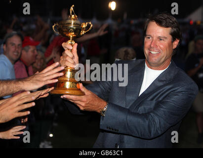 Golf - 37th Ryder Cup - USA v Europe - Day Three - Valhalla Golf Club Stock Photo