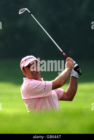 Republic of Ireland's Paul McGinley in action during Day Two of the ...