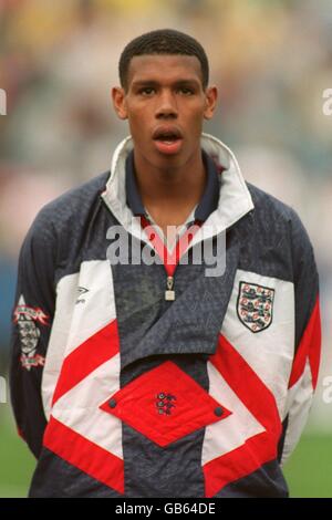 SOCCER. CARLTON PALMER, ENGLAND ********** PORTRAIT Stock Photo