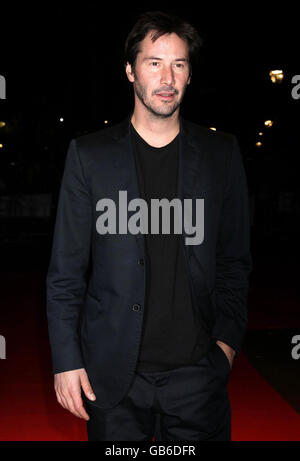 Keanu Reeves arriving for The Times BFI London Film Festival gala screening of Anvil! The Story Of Anvil, held at the Odeon West End, Leicester Square, central London. Stock Photo