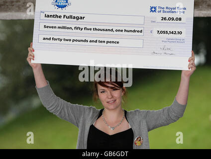 18-year-old EuroMillions winner Stock Photo