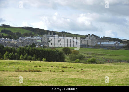 HM Prison Dartmoor. General view of HM Prison Dartmoor, Devon. Stock Photo