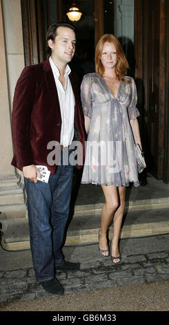 Charlie Gilkes and Olivia Inge arrive at the 'Evening Standard 1000 Most Influential People 2008' at the Wallace Collection in central London. Stock Photo
