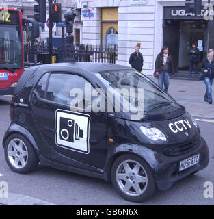 Traffic Enforcement CCTV Car. A general view of a traffic enforcement CCTV car in central London. Stock Photo
