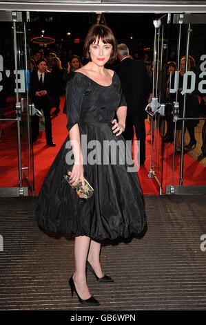 Keeley Hawes arrives for the premiere of 'Frost Nixon' at the Times BFI London Film Festival Opening Gala at the Odeon, Leicester Square, London Stock Photo