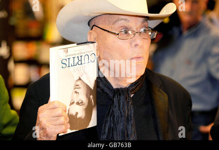 Tony Curtis book signing - London Stock Photo