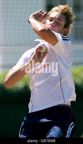 Cricket - Stanford Super Series - England Nets Session - Stanford Cricket Ground Stock Photo