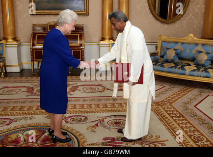 The High Commissioner for Sri Lanka at Buckingham Palace