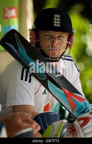 Cricket - Stanford Super Series - England Nets Session - Stanford Cricket Ground Stock Photo