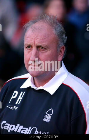 Nottingham Forest's manager Paul Hart directs his team during the game ...