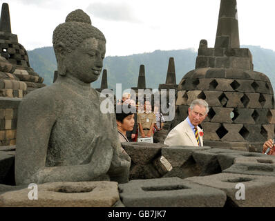 Prince of Wales and Camilla Far East Tour Stock Photo