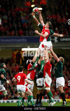 Rugby Union - Invesco Perpetual Autumn Series 2008 - Wales v South Africa - Millennium Stadium Stock Photo