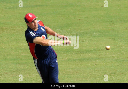 Cricket - Warm Up Match - Mumbai Cricket Association President's XI v England XI - Brabourne Stadium - Mumbai Stock Photo