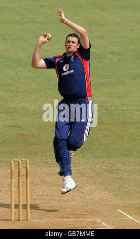 Cricket - Warm Up Match - Mumbai Cricket Association President's XI v England XI - Brabourne Stadium - Mumbai Stock Photo