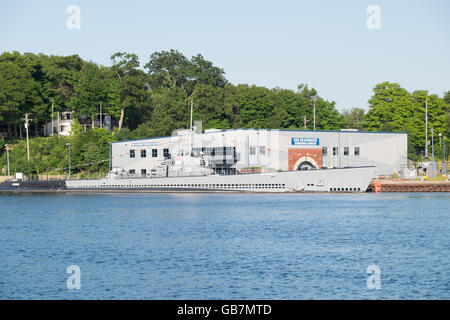 USS Silversides museum at Muskegon, Michigan. Stock Photo