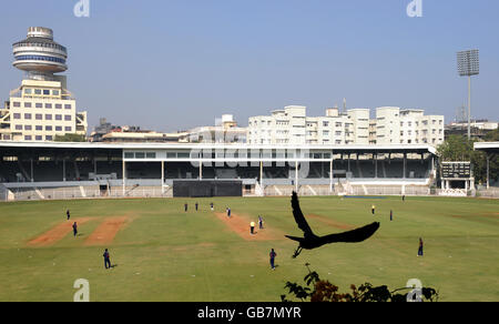 Cricket - Warm Up Match - Mumbai Cricket Association President's XI v England XI - Brabourne Stadium - Mumbai Stock Photo