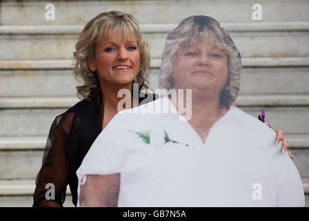Mother-of-four Penny Melly at the Ritz Hotel in London after being named Slimming World Woman of the Year. Stock Photo