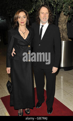 David Threlfall and wife Brana Bajic arriving for the 2009 TV Quick and ...