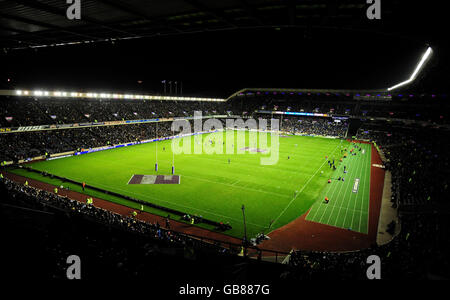 Rugby Union - 2008 Bank Of Scotland Corporate Autumn Test - Scotland v New Zealand - Murrayfield Stock Photo