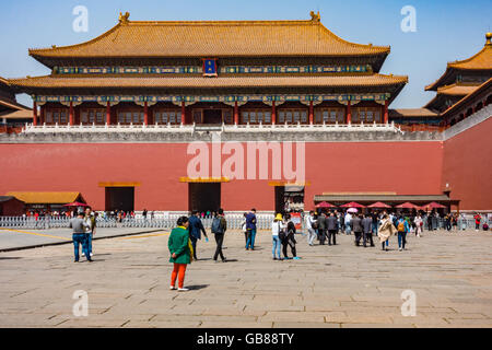 Forbidden city palace Beijing China Stock Photo