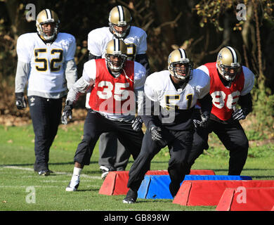 NFL - International Series - New Orleans Saints v San Diego Chargers - Training - The Grove Hotel Stock Photo