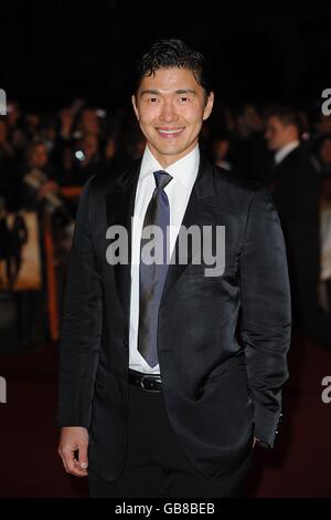 Rick Yune arrives for the World premiere of 'Quantum Of Solace' at the Odeon Leicester Square, WC2. Stock Photo