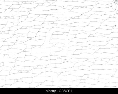 3d redndering scratch wall texture isolated with white Stock Photo