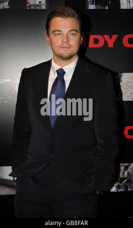 Leonardo DiCaprio, at the UK film premiere of 'Body of Lies' at the Vue West End, in central London. Stock Photo