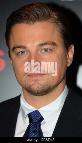 Leonardo DiCaprio at the UK film premiere of 'Body of Lies' at the Vue West End, in central London. Stock Photo