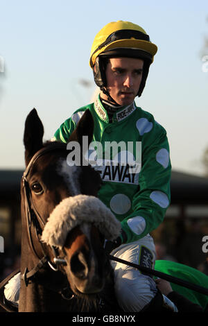 Horse Racing - Fakenham Racecourse. Leighton Aspell, jockey Stock Photo
