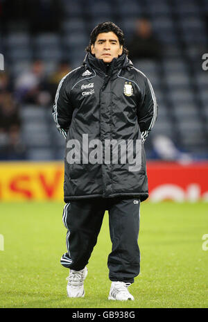 Soccer - Tennent's International Challenge - Scotland v Argentina - Hampden Park Stock Photo