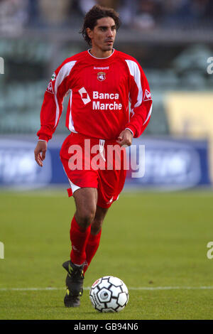 Soccer - Italian Serie A - Ancona v Siena Stock Photo