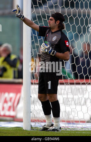 Soccer - Italian Serie A - Ancona v Siena. Siena's goalkeeper Generoso Rossi Stock Photo