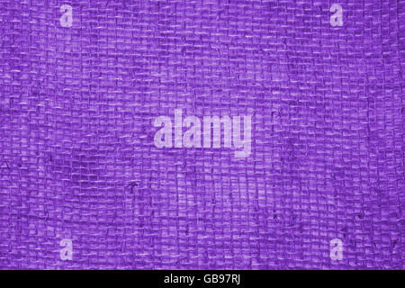 Purple linen fabric background. Textile background. Fabric texture. Stock Photo