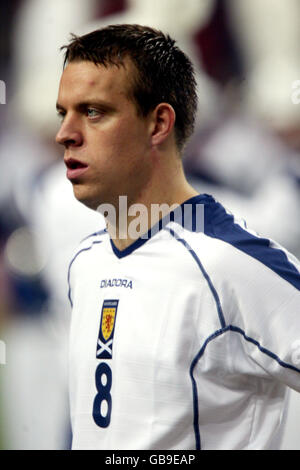 Soccer - European Championship 2004 Play-Off - Second Leg - Holland v Scotland. Gavin Rae, Scotland Stock Photo