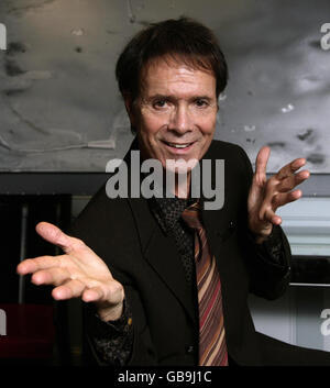 Sir Cliff Richard at the launch of his 'Time Machine Tour DVD' at Quo Vadis in Soho, central London. In a career that spans over 50 years, he is the biggest selling singles artist of all time in the UK, with sales of over 27 million and UK album sales of over 18 million. Stock Photo