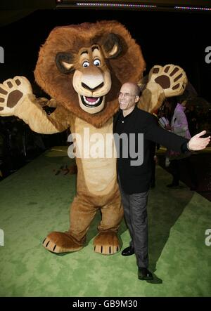 Jeffrey Katzenberg arrives for premiere of 'Madagascar: Escape 2 Africa' at the Empire, Leicester Square, WC2. Stock Photo