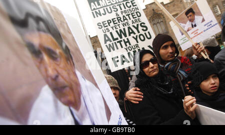 Miscarriage of Justice vigil Stock Photo