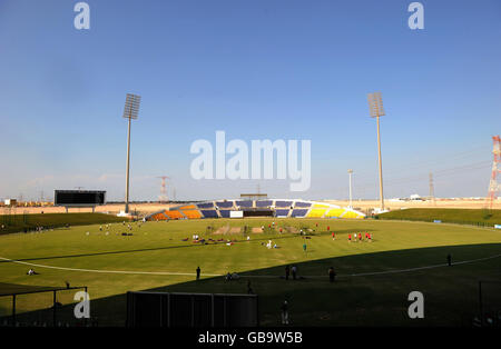 Cricket - England Training Session - Sheikh Zayed Stadium - Abu Dhabi Stock Photo