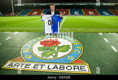 Soccer - Sam Allardyce Press Conference - Ewood Park. New Blackburn Rovers manager Sam Allardyce during a photocall at Ewood Park, Blackburn. Stock Photo