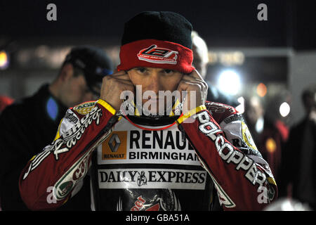 Speedway - The 2008 Elite League Riders Championship - Perry Barr Stadium. Leigh Adams, Swindon Robins Stock Photo