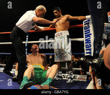 Boxing - Lightweight - Amir Khan v Oisin Fagan - Excel Arena Stock Photo