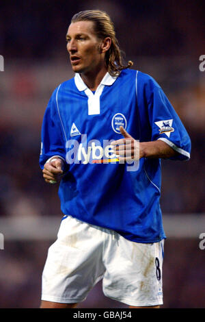 Soccer - FA Barclaycard Premiership - Birmingham City v Arsenal. Robbie Savage, Birmingham City Stock Photo