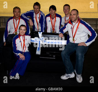 Cycling - Olympic Cyclists Photo Call - Manchester Velodrome Stock Photo