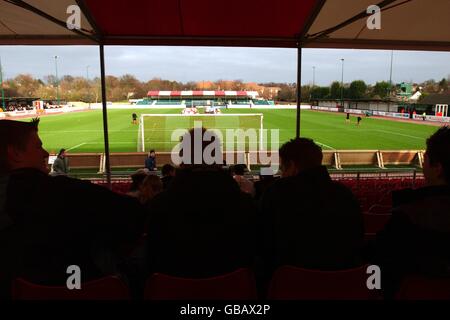 Soccer - AXA FA Cup - Second Round - Hornchurch v Tranmere Rovers. Hornchurch Stadium, home of Hornchurch Stock Photo