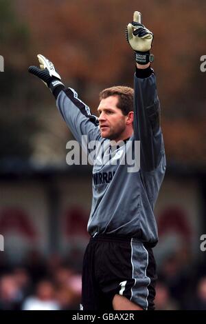 Soccer - AXA FA Cup - Second Round - Hornchurch v Tranmere Rovers. Tranmere Rovers goalkeeper John Achterberg Stock Photo