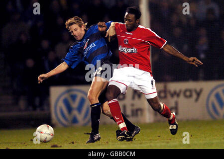 Soccer - AXA FA Cup - Third Round - Gillingham v Charlton Athletic Stock Photo