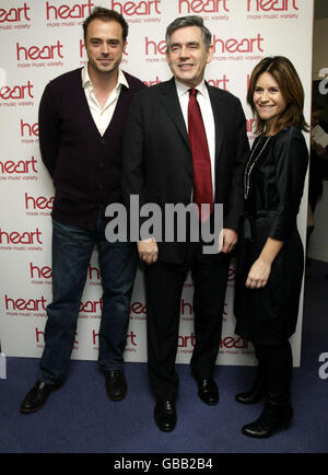 Gordon Brown Opens Global Radio Headquarters - London Stock Photo