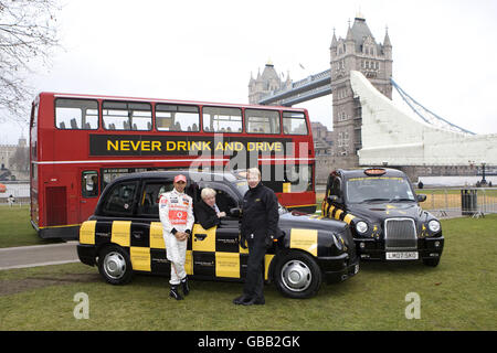 Anti-drink-drive campaign Stock Photo