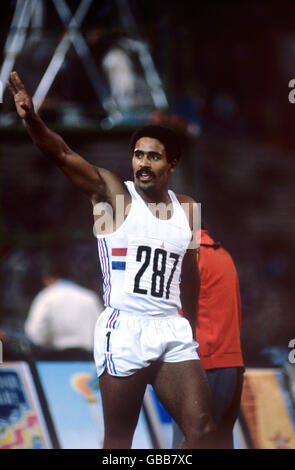 Olympic Games 1980 Moscow / Decathlon , Olympic Champion Daley Thompson ...